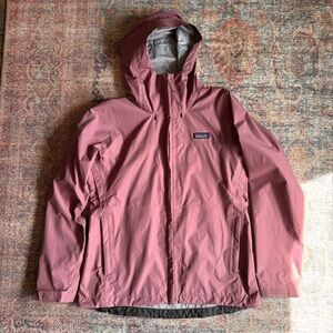 Patagonia Pink Hooded Torrentshell 3L Rain Jacket